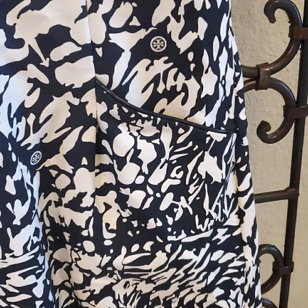 ‎TORY BURCH Printed Cotton-Silk Dress - Size 8